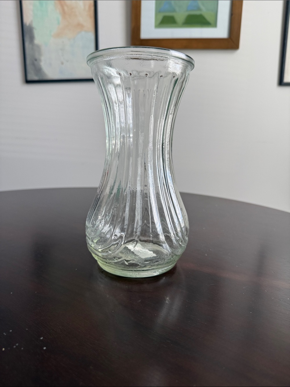 Clear Glass Decorative Vase - Home Accents